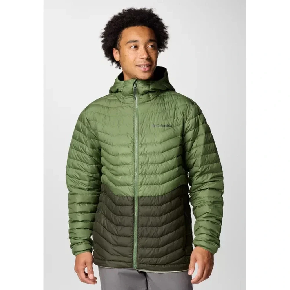 Columbia Westridge Down Hooded Puffer‎ Coat Men's Size XL Green NWT